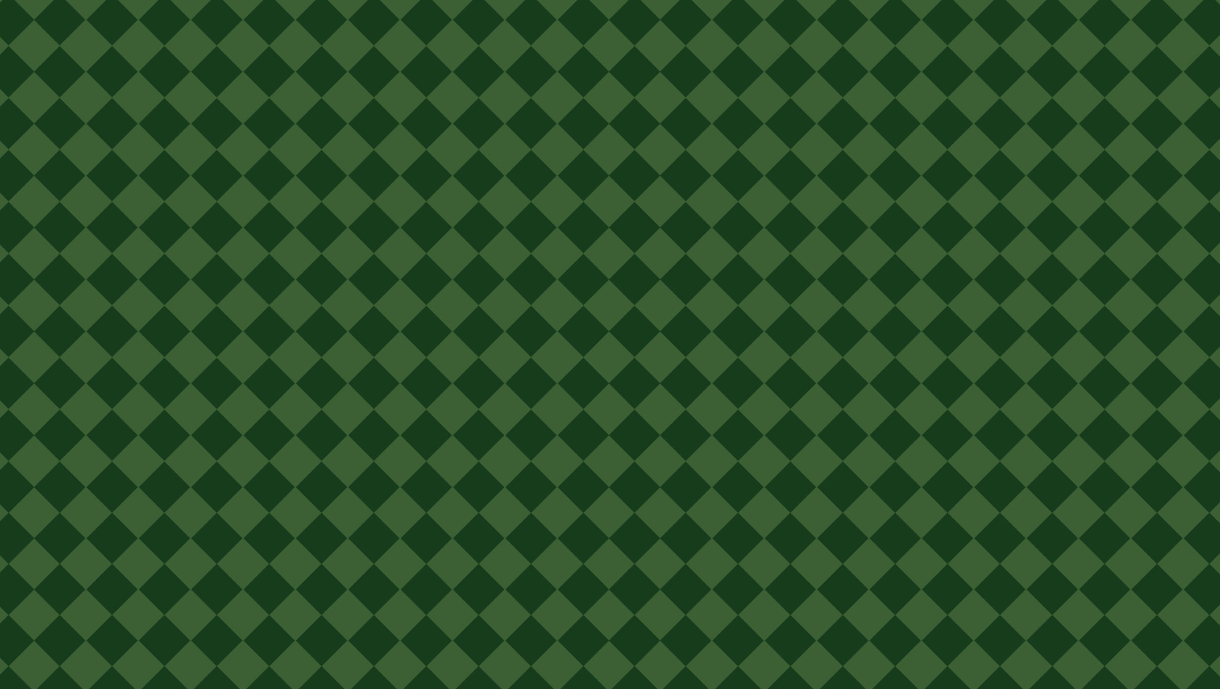 Green diamond patterned background